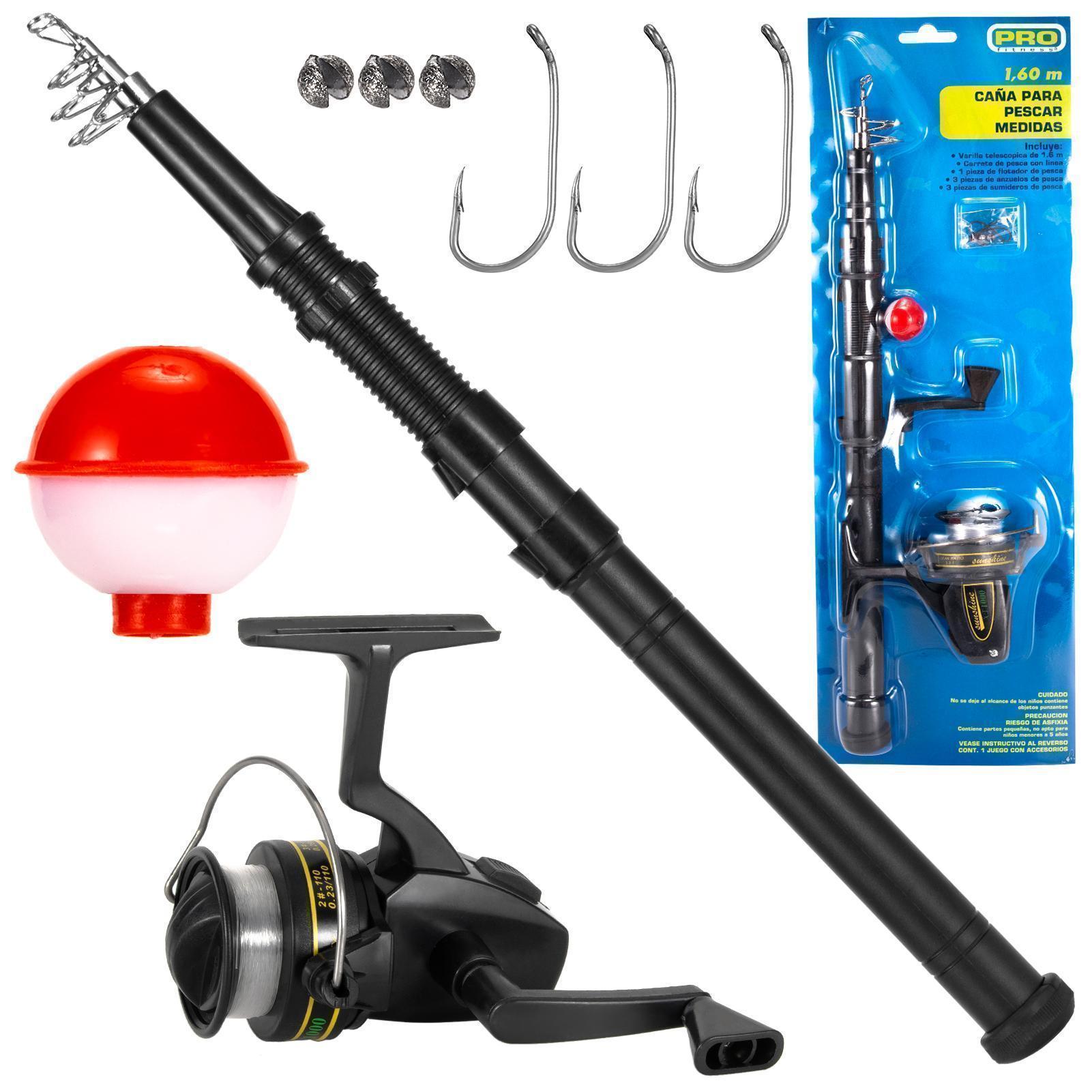 moobody Fishing Rod and Reel Combo 9pcs Fishing Tackle Set Telescopic  Fishing Rod Pole with Spinning